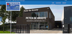 Desktop Screenshot of peterdegrooteverwarming.be